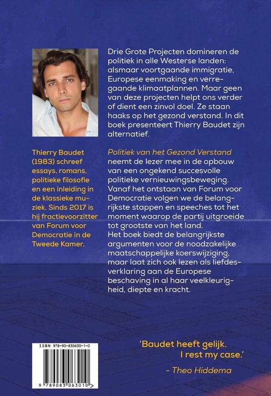 Thierry Baudet - Politiek van het gezond verstand | GESIGNEERD
